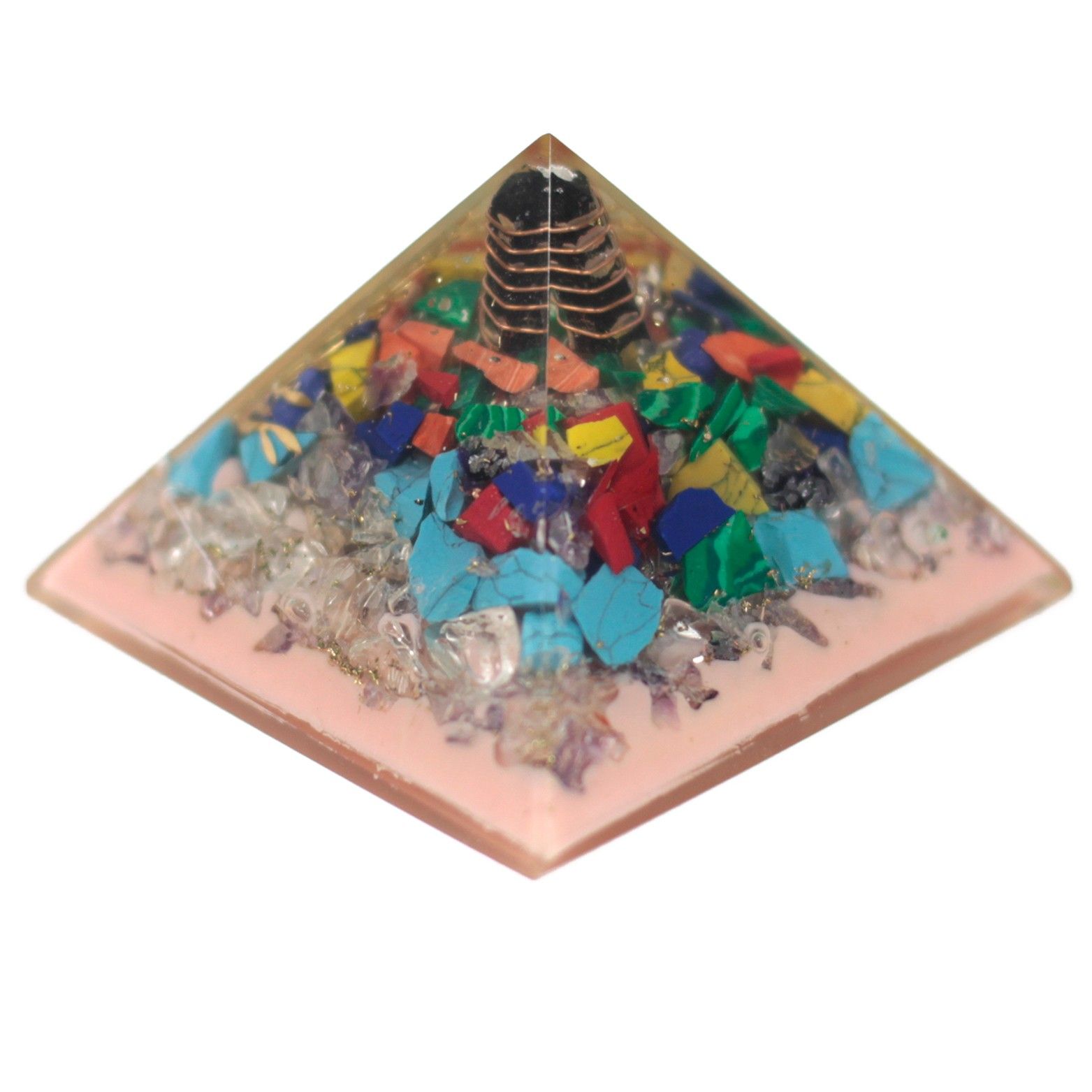 Lrg Organite Pyramid 70mm - Tree(earth base) - Image 2