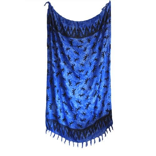 Bali Gecko Sarongs - Blue - Image 3