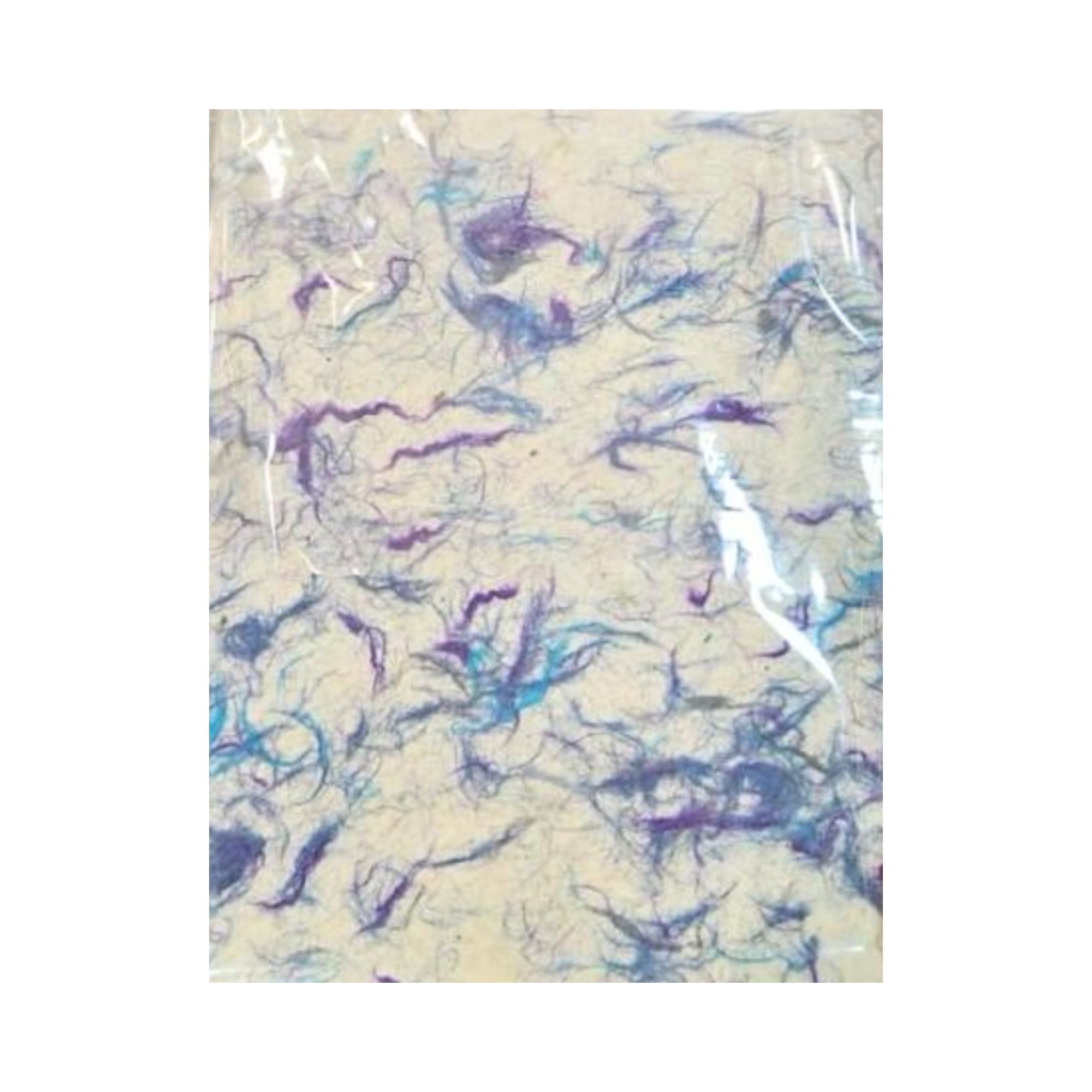 Lokta Craft & Wrapping Paper 51x76cm - Blue Cotton - Image 5