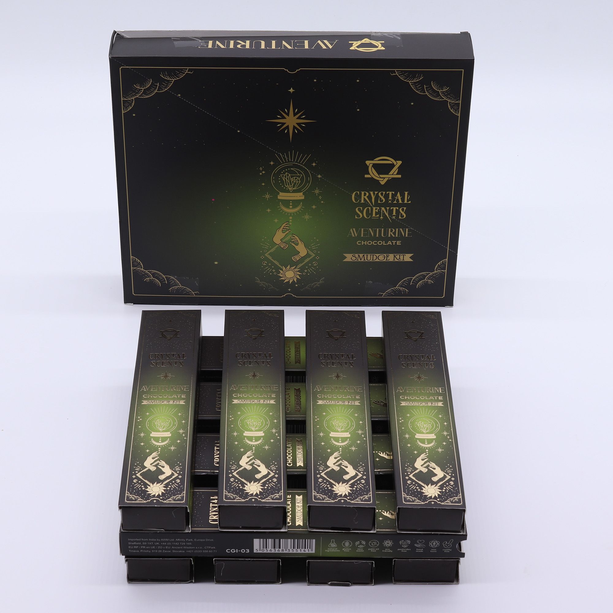 Aventurine Crystal Scents Smudge Incense - Chocolate - Image 2