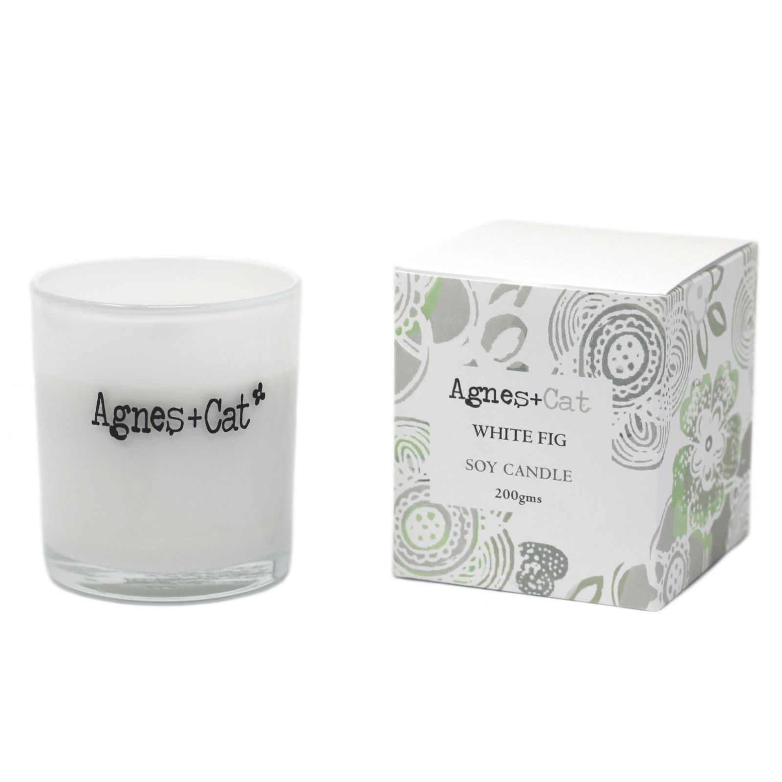 Agnes + Cat Votive Candle - White Fig - Image 5