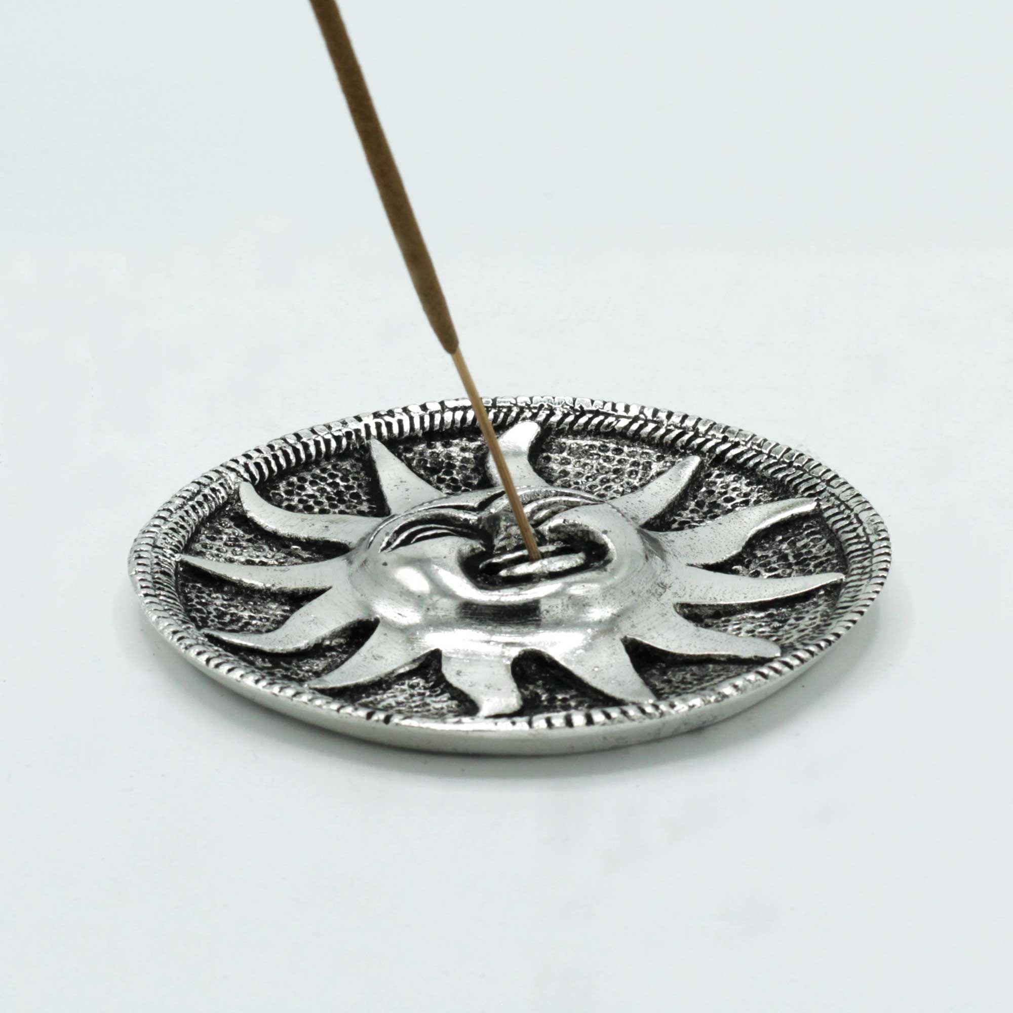 Polished Aluminium Sun Incense Holder 9m - Image 2