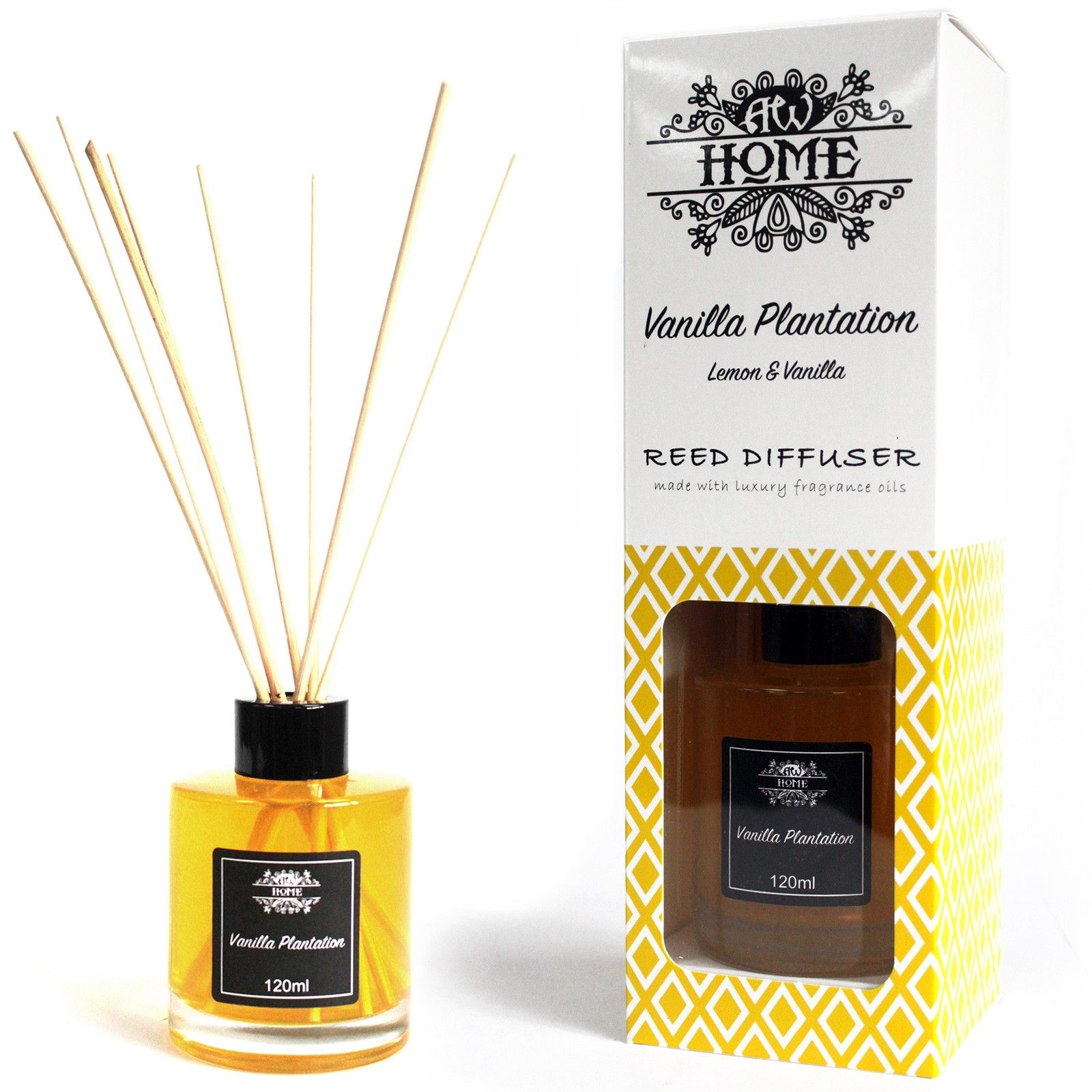 120ml Reed Diffuser - Vanilla Plantation - Image 3