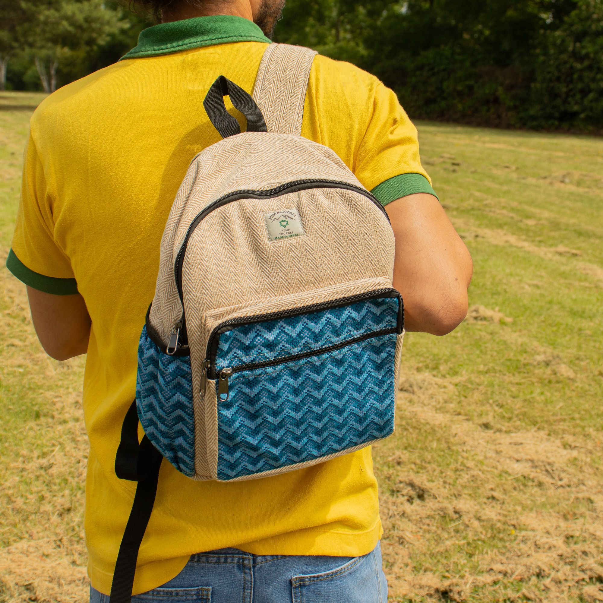 Standard Kathmandu Backpack - Dhaka Design (34x27x10cm) - Image 14