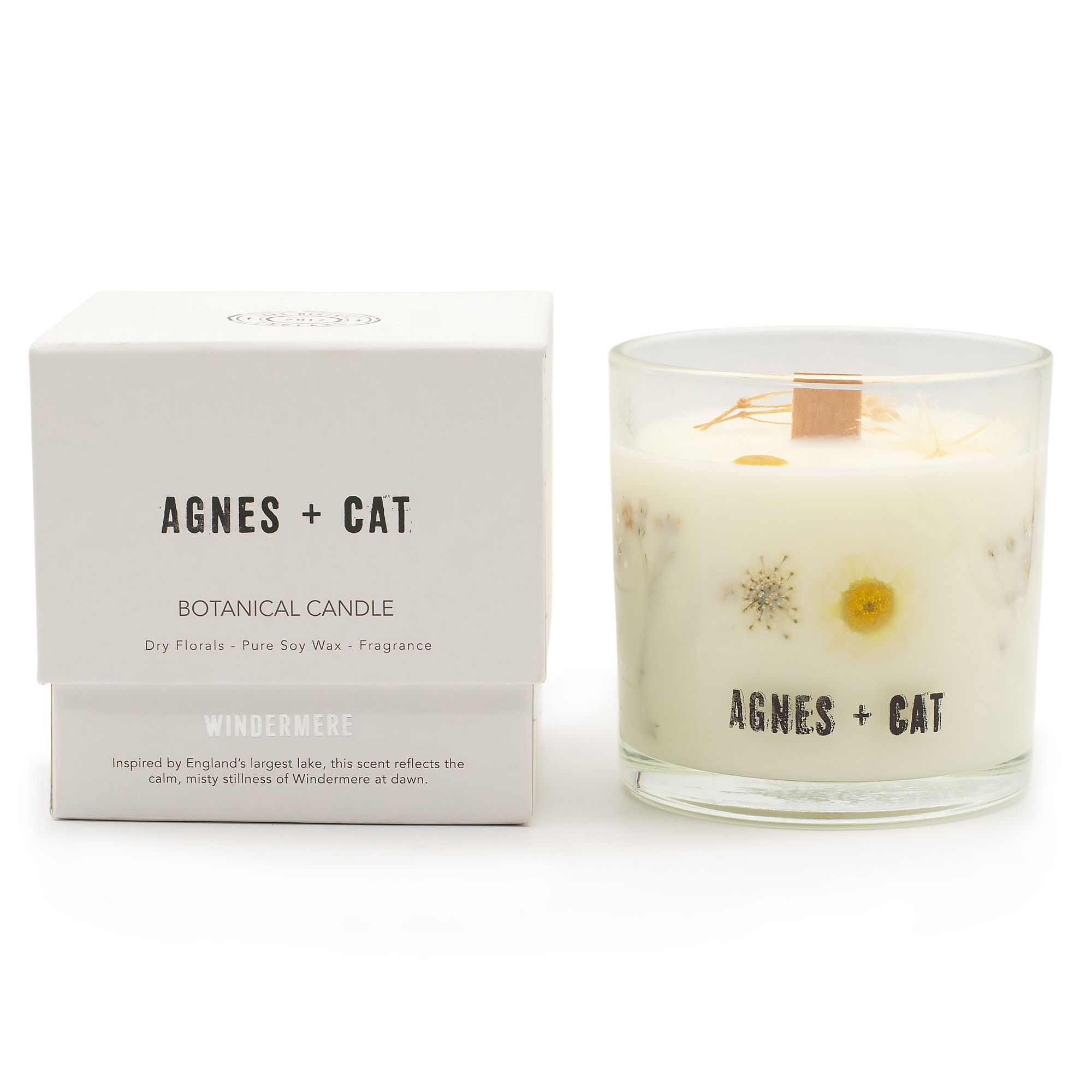 Agnes + Cat Botanical Soy Wax Candle - Windermere - Image 3