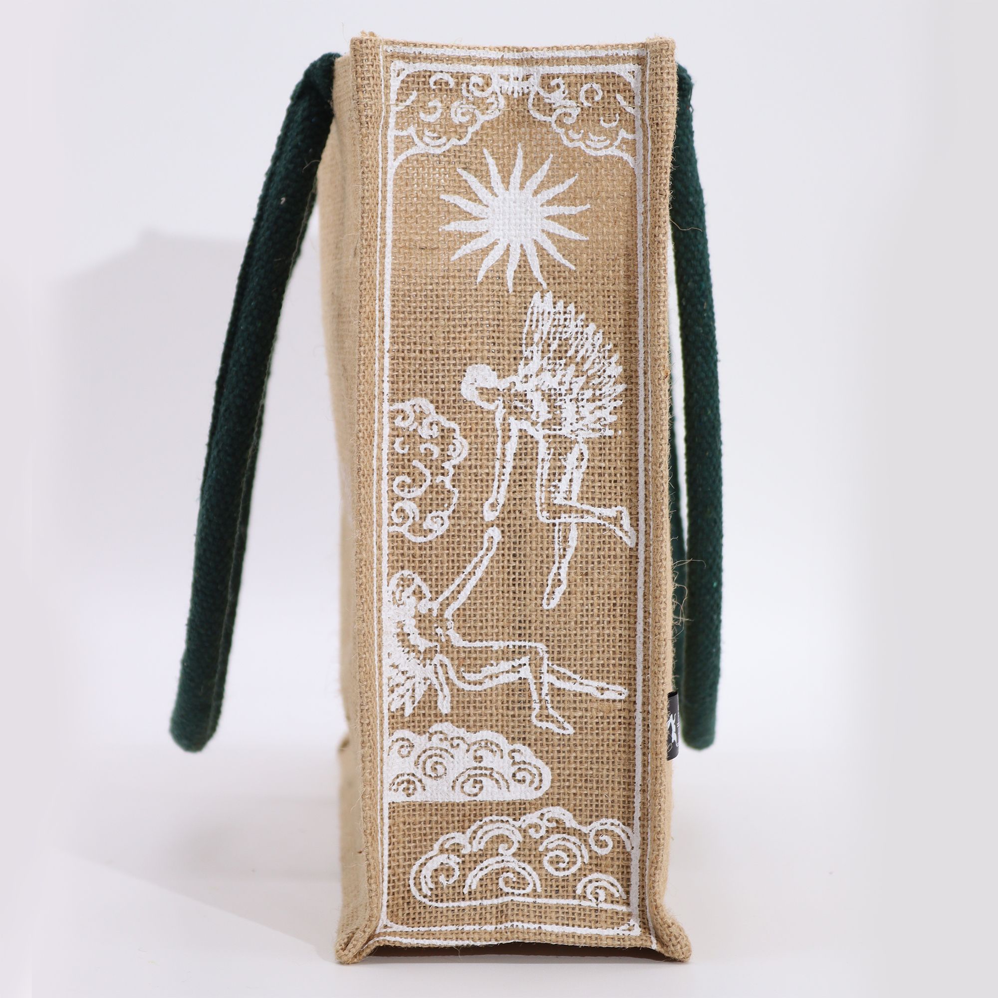 Hop Hare Jute Big Bag - I am Loved - Image 6