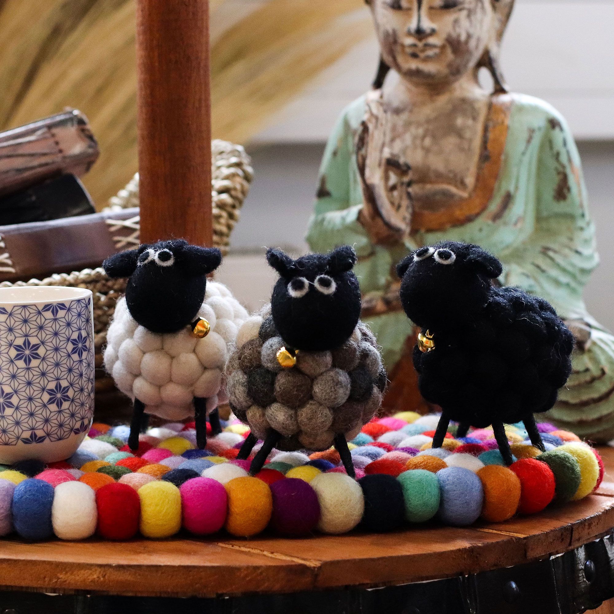 Little Felt Sheep - Black - Image 4