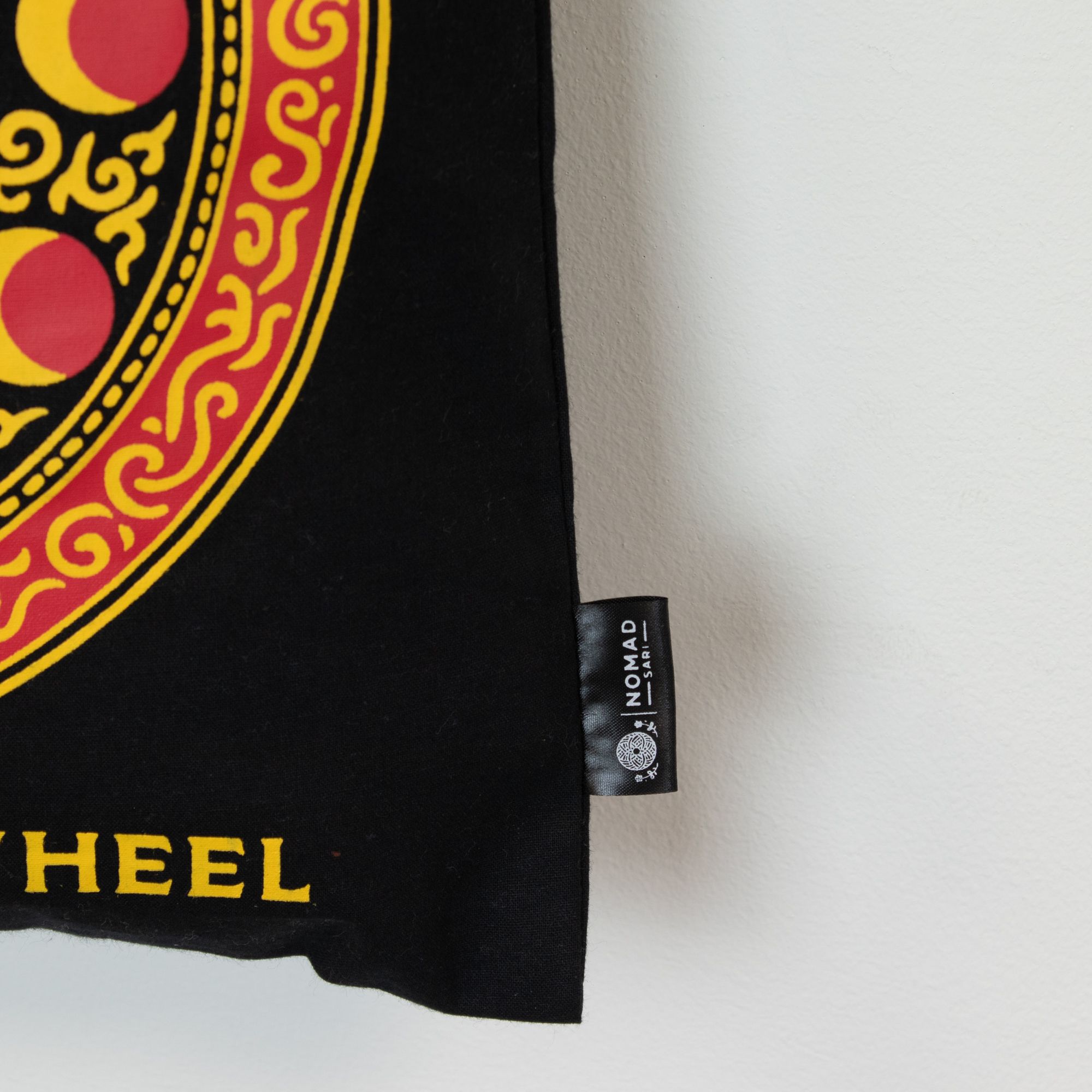 Iconic Classic Tote Bag - Luna Alchemy Wheel - Black 6oz - Image 4