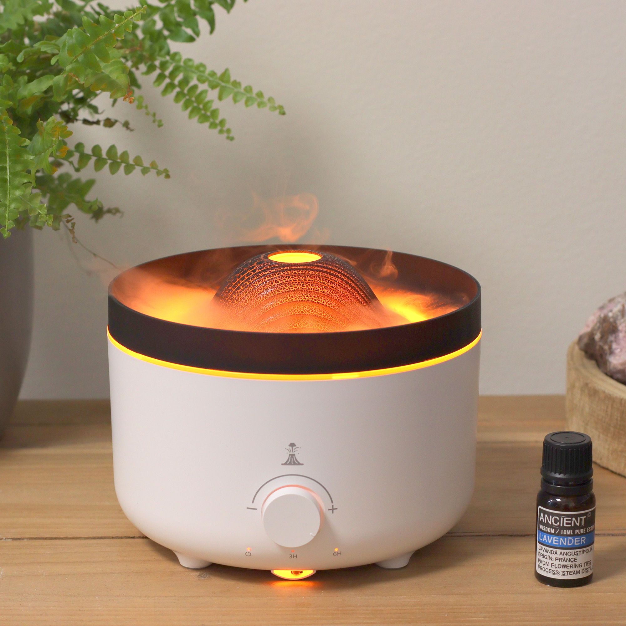 Large Volcano Effect Aroma Diffuser (plug) Two Colours - 560ml - Image 6