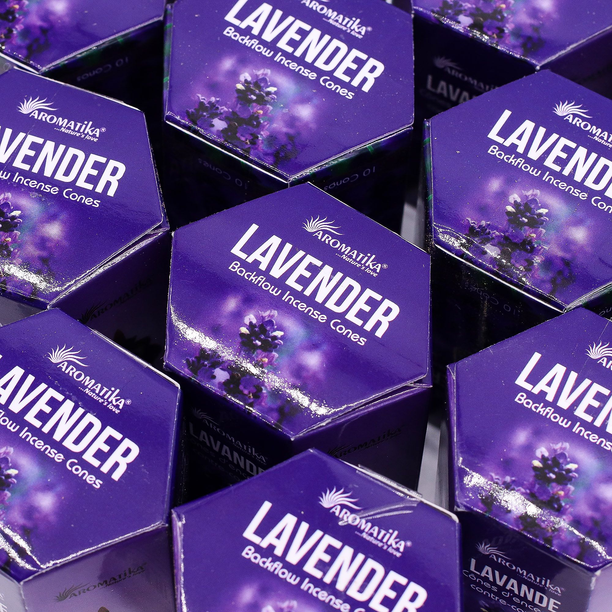 Pack of 10 Masala Backflow Incense - Lavender - Image 2